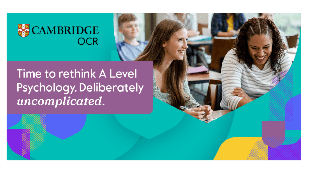 Introducing Cambridge OCR's new A Level Psychology - 6th October 2026