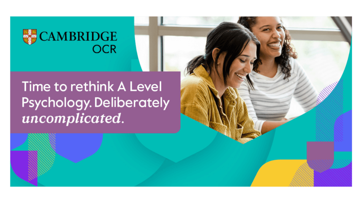 Introducing Cambridge OCR's new A Level Psychology - 12th November 2026