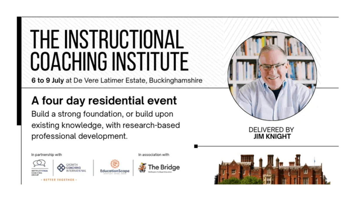 The Intensive Instructional Coaching Institute with Jim Knight