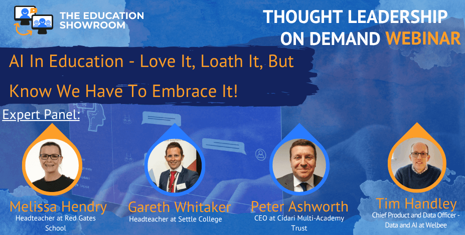 AI In Education – Love It, Loath It, But Know We Have To Embrace It!