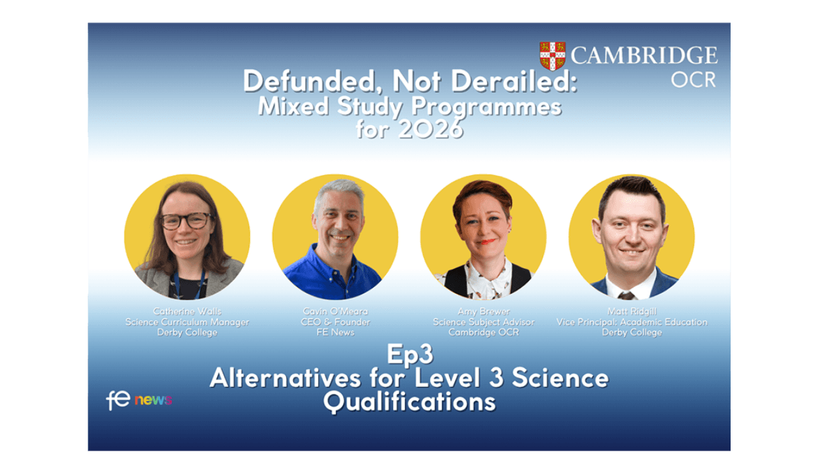 Episode 3 - Defunded Not Derailed: Alternatives for Level 3 Science Qualifications