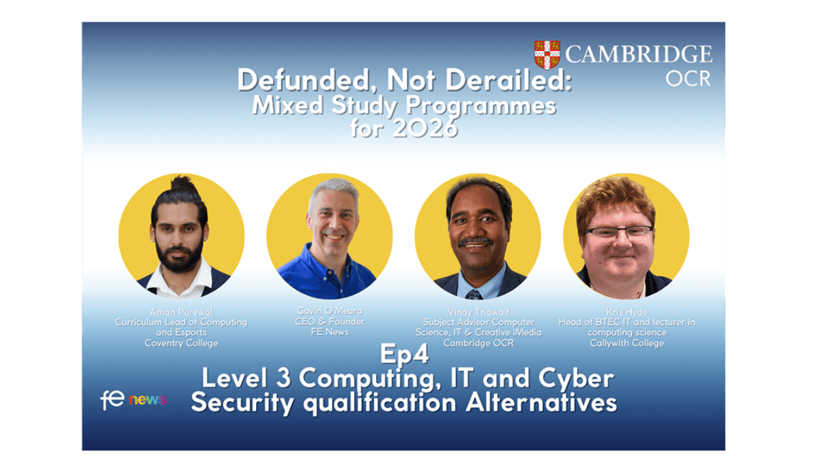 Episode 4 - Defunded Not Derailed: Alternatives for Level 3 Computing, IT and Cyber Security Quals